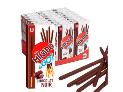 Mikado Palitos Galletas de Chocolate Negro x24