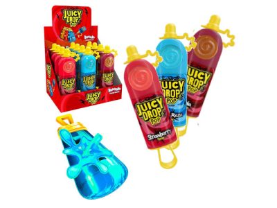 Juicy Drop Pop Bazooka Caramelos Duros x12