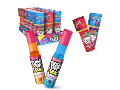 Caramelos Duros Push Pop Mega Duo x18