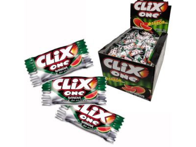 Chicles Sabor Sandía Clix sin Azúcar x200