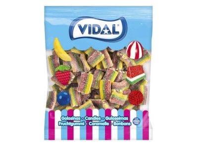 Golosinas ladrillos multicolor pica Vidal x250