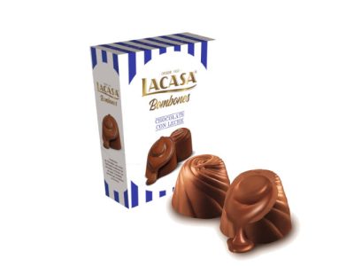 Bombones chocolate con leche LaCasa 72 gr