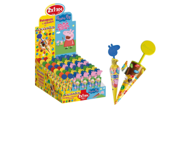 Paraguas de Chocolate Lacasitos y Peppa Pig (60 ud)