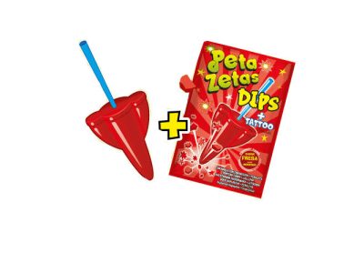 Polvos Peta zetas Fresa Caramelo Dips x30