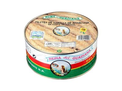 Filetes de caballa en Aceite de Girasol Reina del Guadiana 1 kg