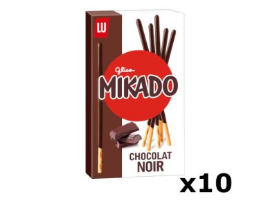Mikado chocolate negro x10