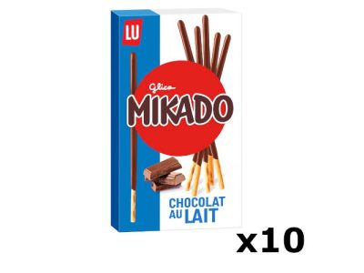 Mikado chocolate con leche x10