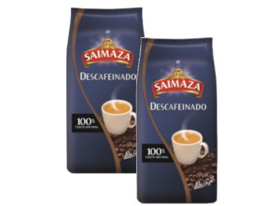 Café Descafeinado Grano Profesional Saimaza 2x500gr