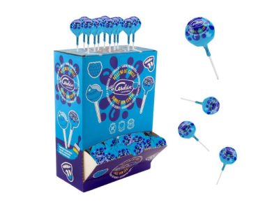 Chupa Relleno de Chicle Pintalenguas Frambuesa Cerdán x100