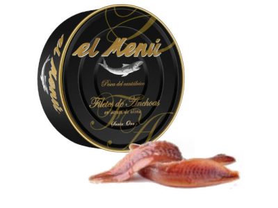 Anchoas Premium Serie Oro en Aceite de Oliva El Menú 550 gr