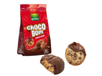 Choco Bom Galletas Recubiertas de Chocolate con Leche Gullón x12