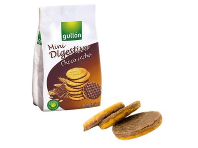 Mini Galletas Digestive Choco Leche Gullón x12