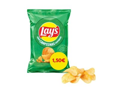 Patatas Fritas Lays Verdes Sabor Campesinas Pepsico x10