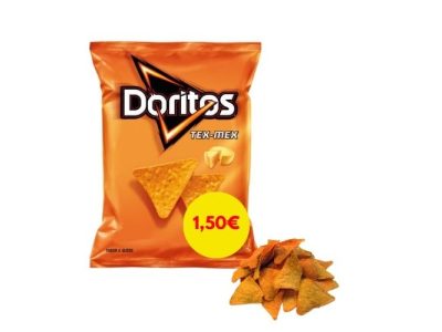 Aperitivos de Maíz Doritos Tex Mex Sabor Queso Pepsico x15
